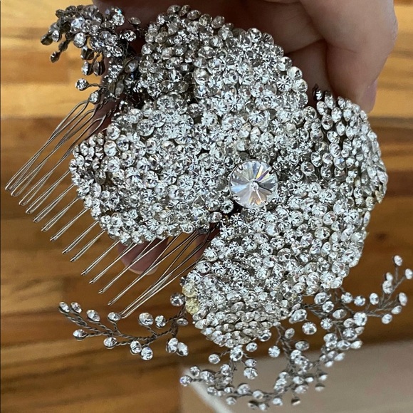 Bridal Swarovski 🔥🌟Crystal Haircomb - Picture 4 of 6